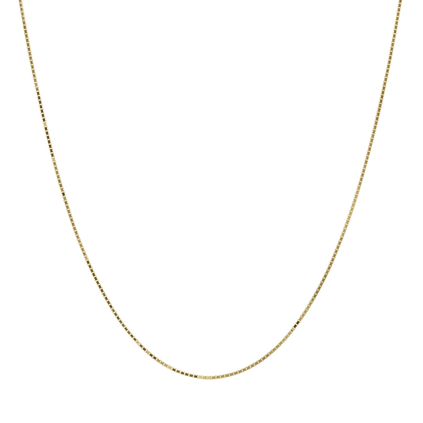 Kelly Herd 1.0mm Box Chain - 14K Gold