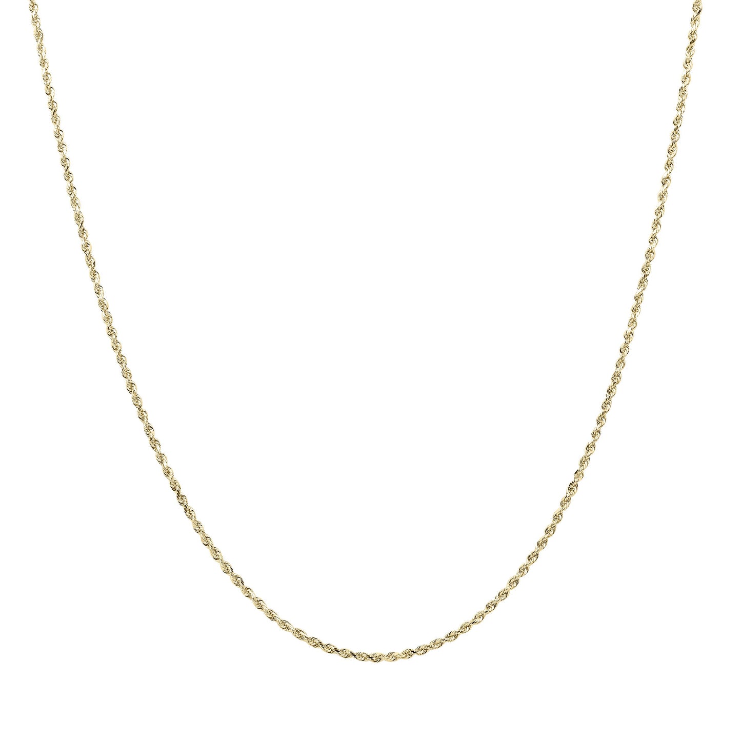Kelly Herd 1.5mm Rope Chain - 14K Gold