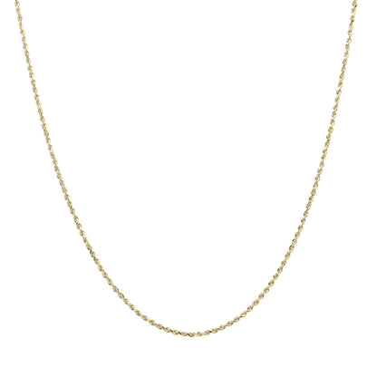 Kelly Herd 1.5mm Rope Chain - 14K Gold
