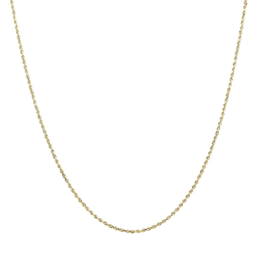 Kelly Herd 1.5mm Rope Chain - 14K Gold