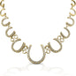 Kelly Herd Multi Horseshoe Necklace - 14K Yellow Gold