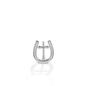 Kelly Herd Small Horseshoe Cross Pendant - 14K White Gold