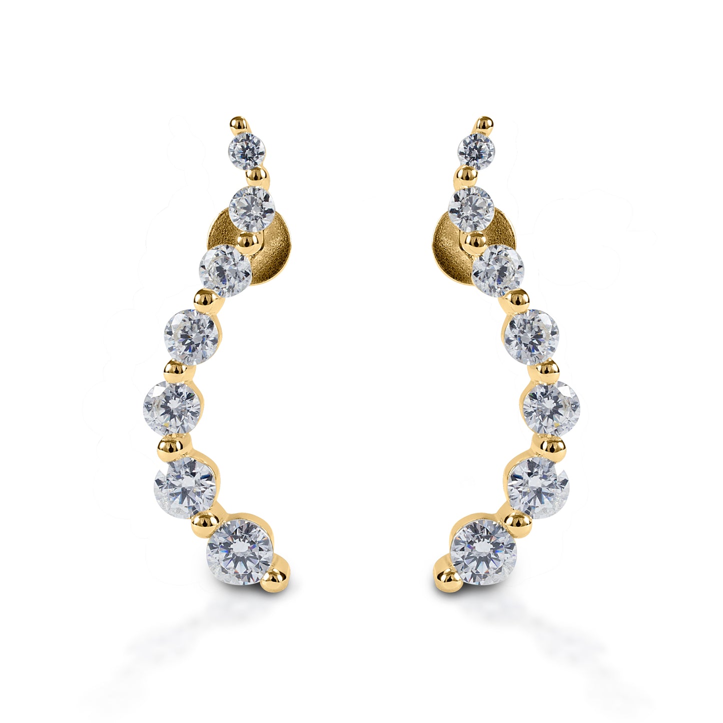 Kelly Herd Journey Earrings - 14k Gold