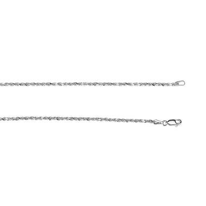 Kelly Herd 2.4mm Rope Chain - 14K Gold