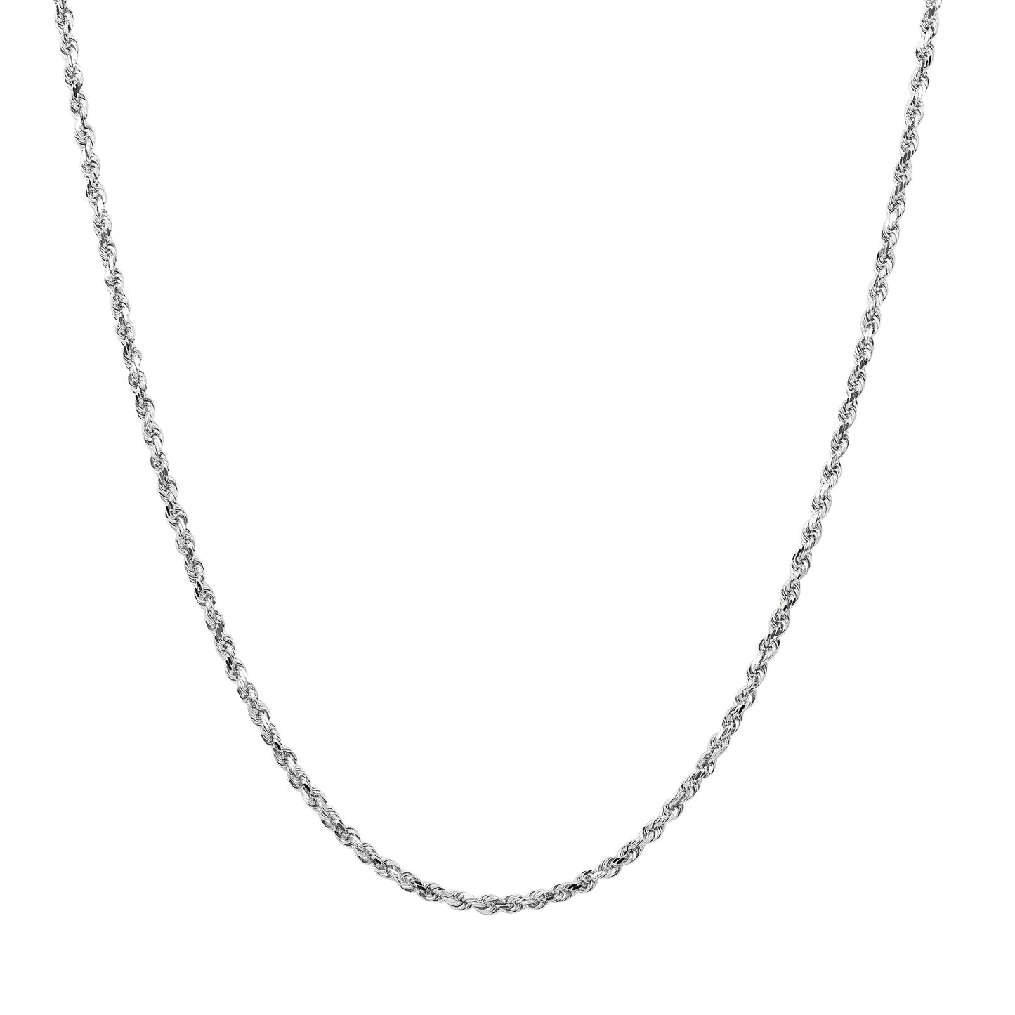 Kelly Herd 2.4mm Rope Chain - 14K Gold