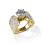 Kelly Herd Horseshoe Solitaire Ring - 14k Gold