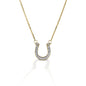 Kelly Herd PavÃƒÂ© Horseshoe Necklace - 14K Yellow Gold