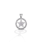 Kelly Herd Large Star Pendant - 14K White Gold