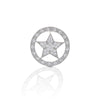 Kelly Herd Large Star Tie Tack - Sterling Silver