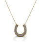Kelly Herd Contemporary PavÃƒÂ© Horseshoe Necklace - 14K Yellow Gold