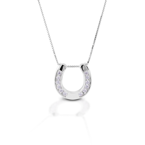 Kelly Herd Large Horseshoe Pendant - Sterling Silver