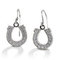 Kelly Herd Dangle Horseshoe Earrings - Sterling Silver