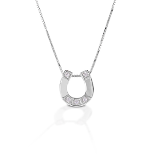 Kelly Herd Small Horseshoe Pendant - Sterling Silver