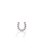 Kelly Herd Outside Set Horseshoe Pendant - 14K White Gold