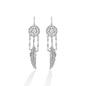 Kelly Herd Dream Catcher Dangle Earrings - Sterling Silver