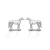 Kelly Herd Halter Horse Earrings - Sterling Silver