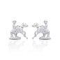 Kelly Herd Reining Horse Earrings - Sterling Silver