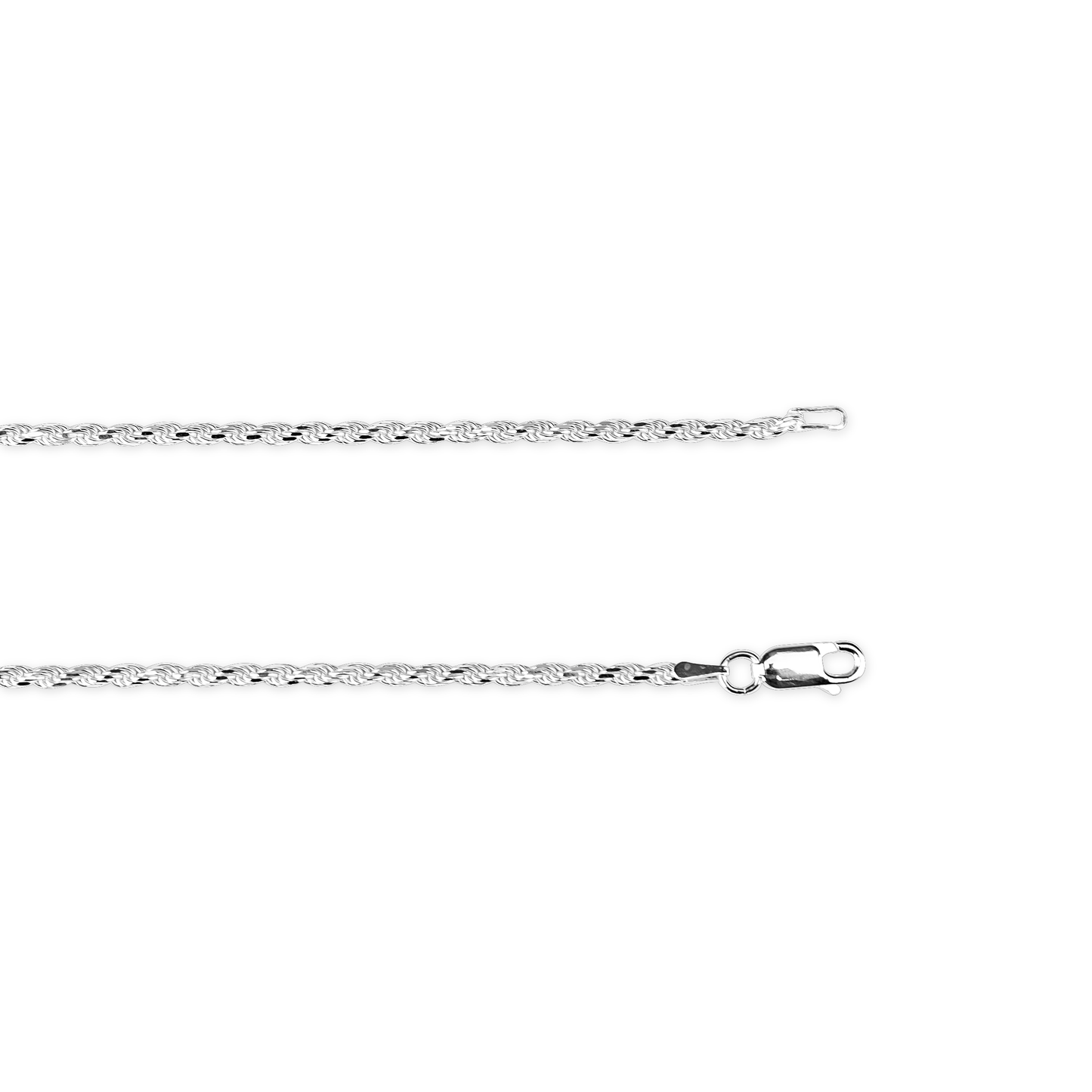 Kelly Herd 2.0MM Rope Chain - Sterling Silver