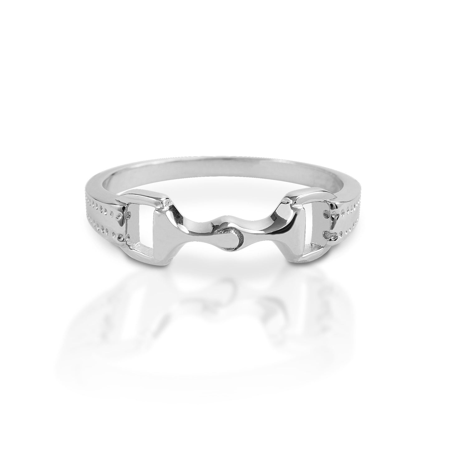 Kelly Herd 6mm Bit Ring - 14k Gold