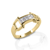 Kelly Herd Wide Bit Ring - 14k Gold