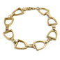 Kelly Herd Large English Stirrup Bracelet - 14k Gold