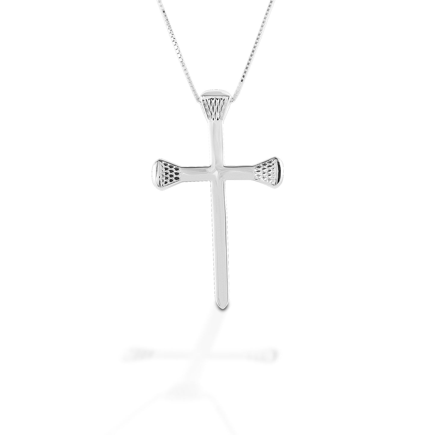 Kelly Herd Horseshoe Nail Cross Necklace - Sterling Silver