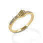 Kelly Herd PavÃƒÂ© Horseshoe Nail Ring - 14k Gold