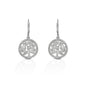 Kelly Herd Circle Tree Earring - Sterling Silver