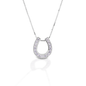 Kelly Herd Single Horseshoe Necklace-Sterling Silver