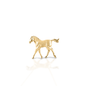 Kelly Herd Trotting Colt Pendant - 14K Yellow Gold