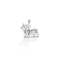 Kelly Herd Small Corgi Pendant - 14K White Gold