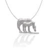 Kelly Herd Grazing Mare & Foal Pendant - Sterling Silver