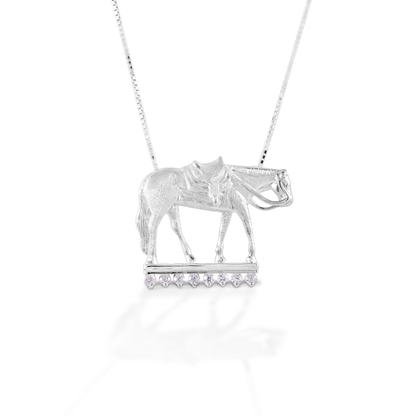 Kelly Herd Large Western Pleasure Horse - Sterling Silver