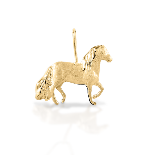 Kelly Herd Paso Fino Pendant - 14K Yellow Gold