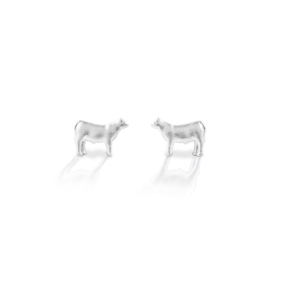 Kelly Herd Steer Earrings - Sterling Silver