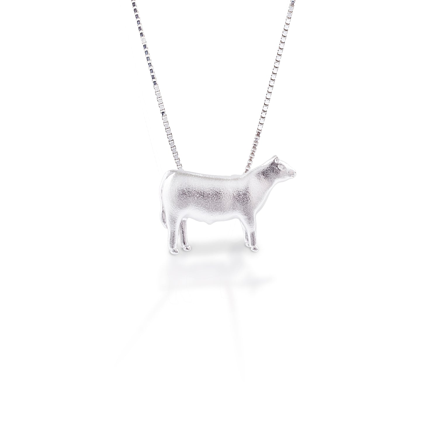 Kelly Herd Steer Pendant - Sterling Silver
