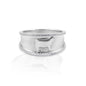 Kelly Herd Crystal Accent Steer Ring - Sterling Silver